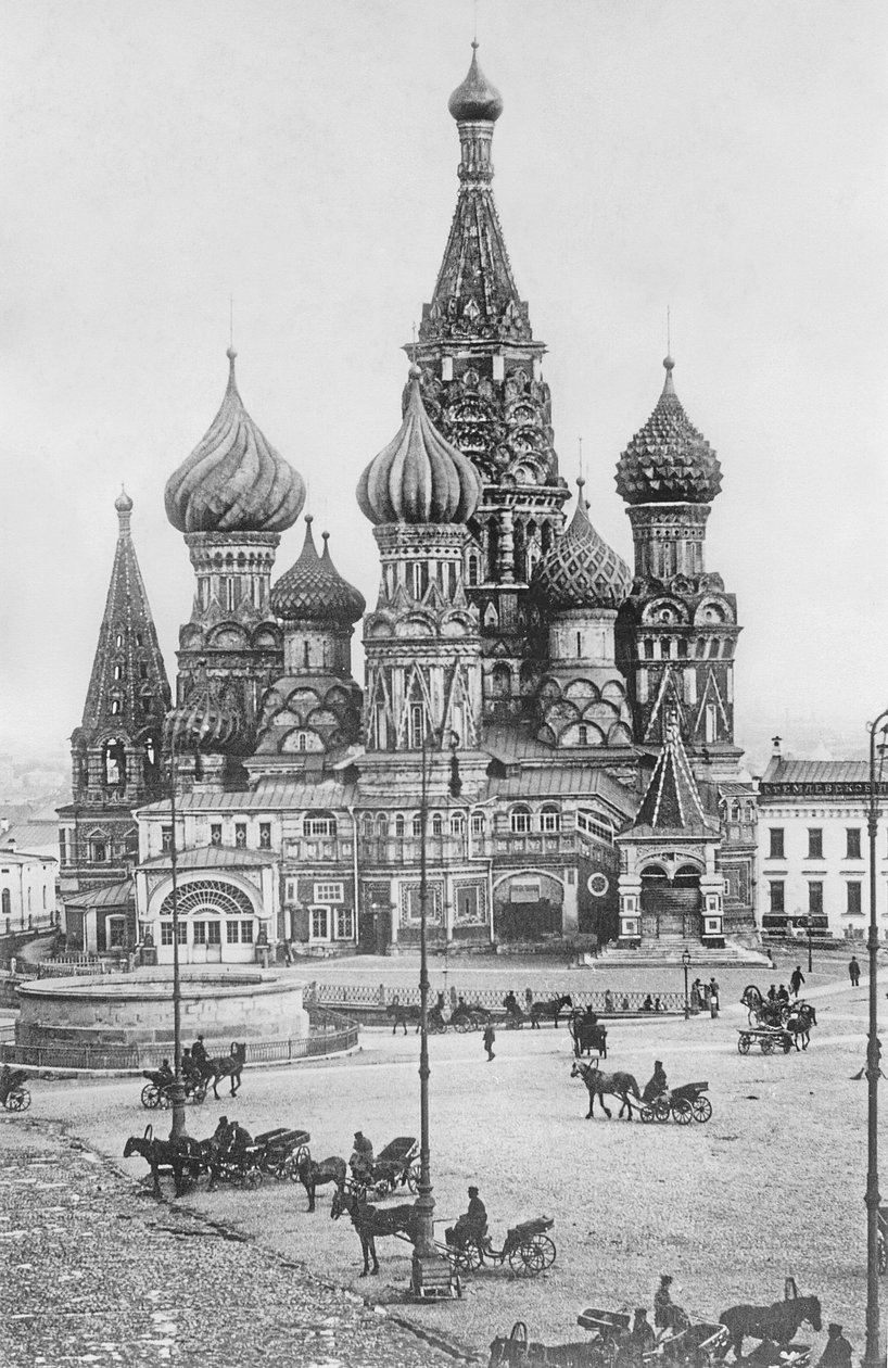 Pyhän Vasilin Siunatun katedraali Punaisella torilla Moskovassa tekijältä Russian Photographer