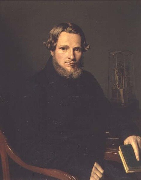 Pjotr Vasilievich Filatovin muotokuva, n. 1840 (pari 74388) tekijältä Russian School