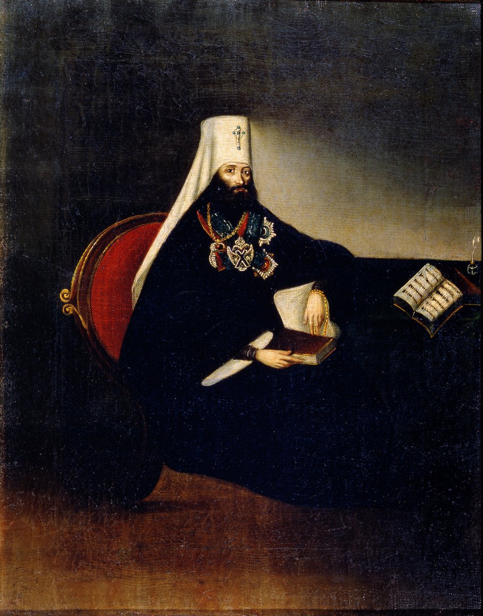 Metropolitan Philaretin muotokuva (1783-1867) tekijältä Russian School
