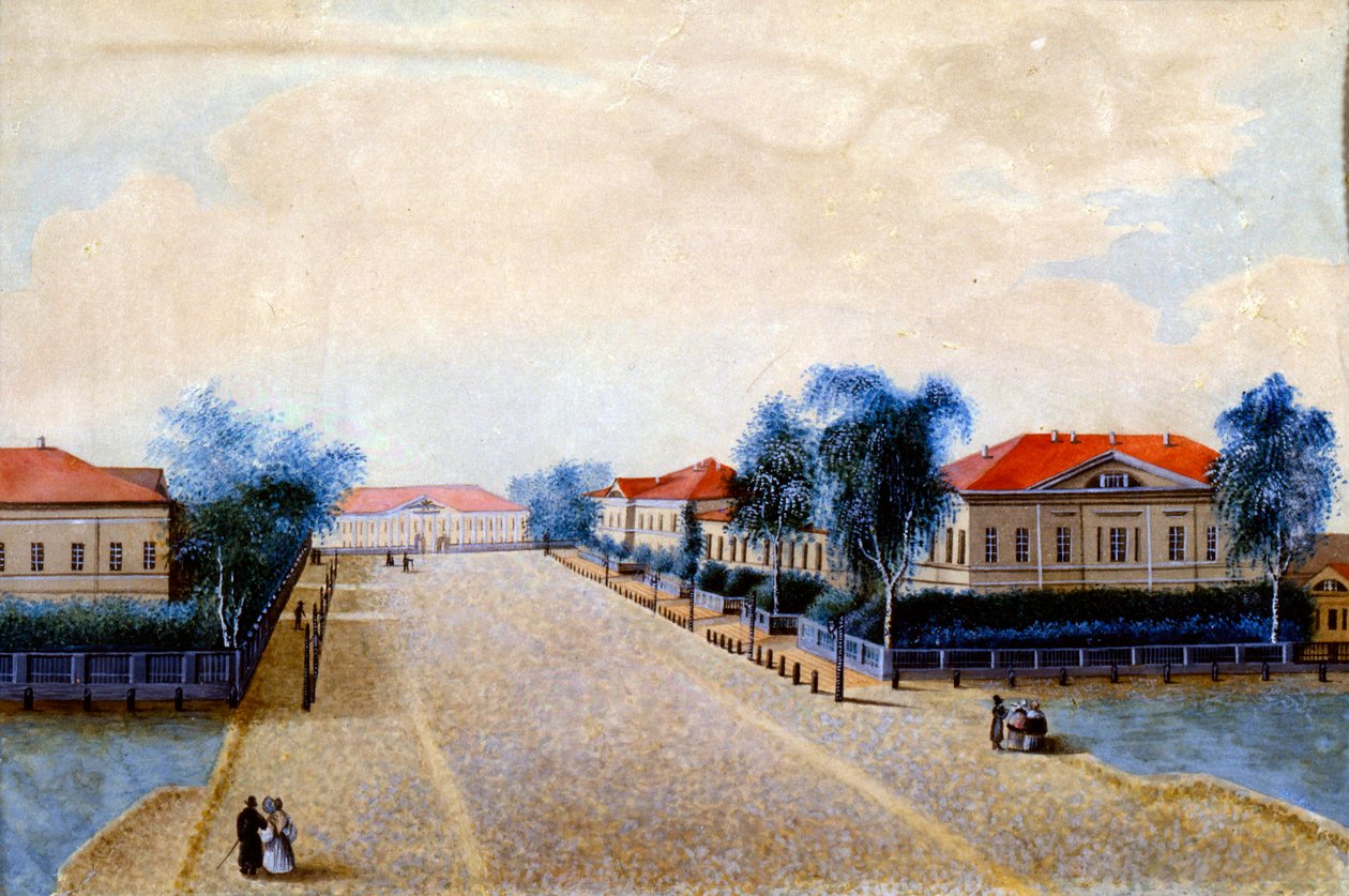 Näkymä Tverin aarrekammioon, 1830-luku tekijältä Russian Master