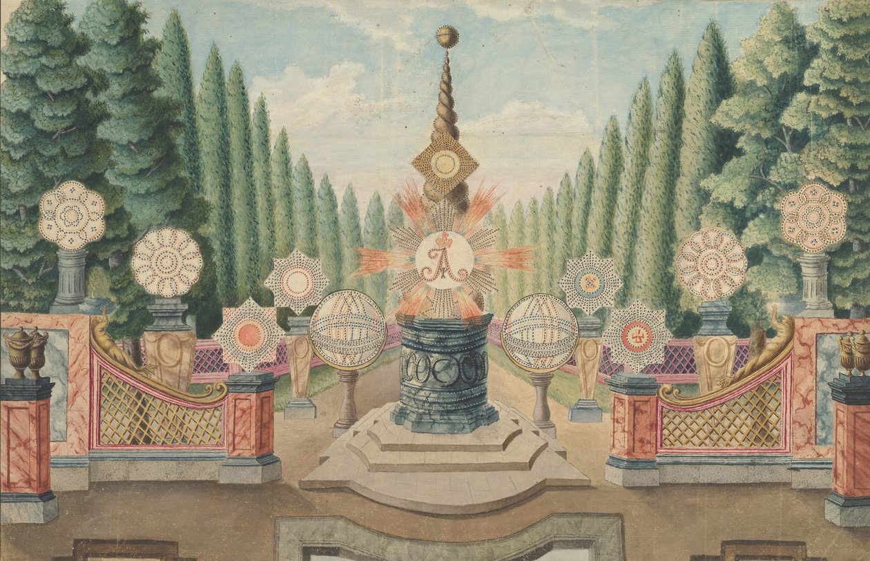 Keisari Aleksanteri I:n kruunaus, Moskova, syyskuu 1801, 1801 (wc) tekijältä Russian School