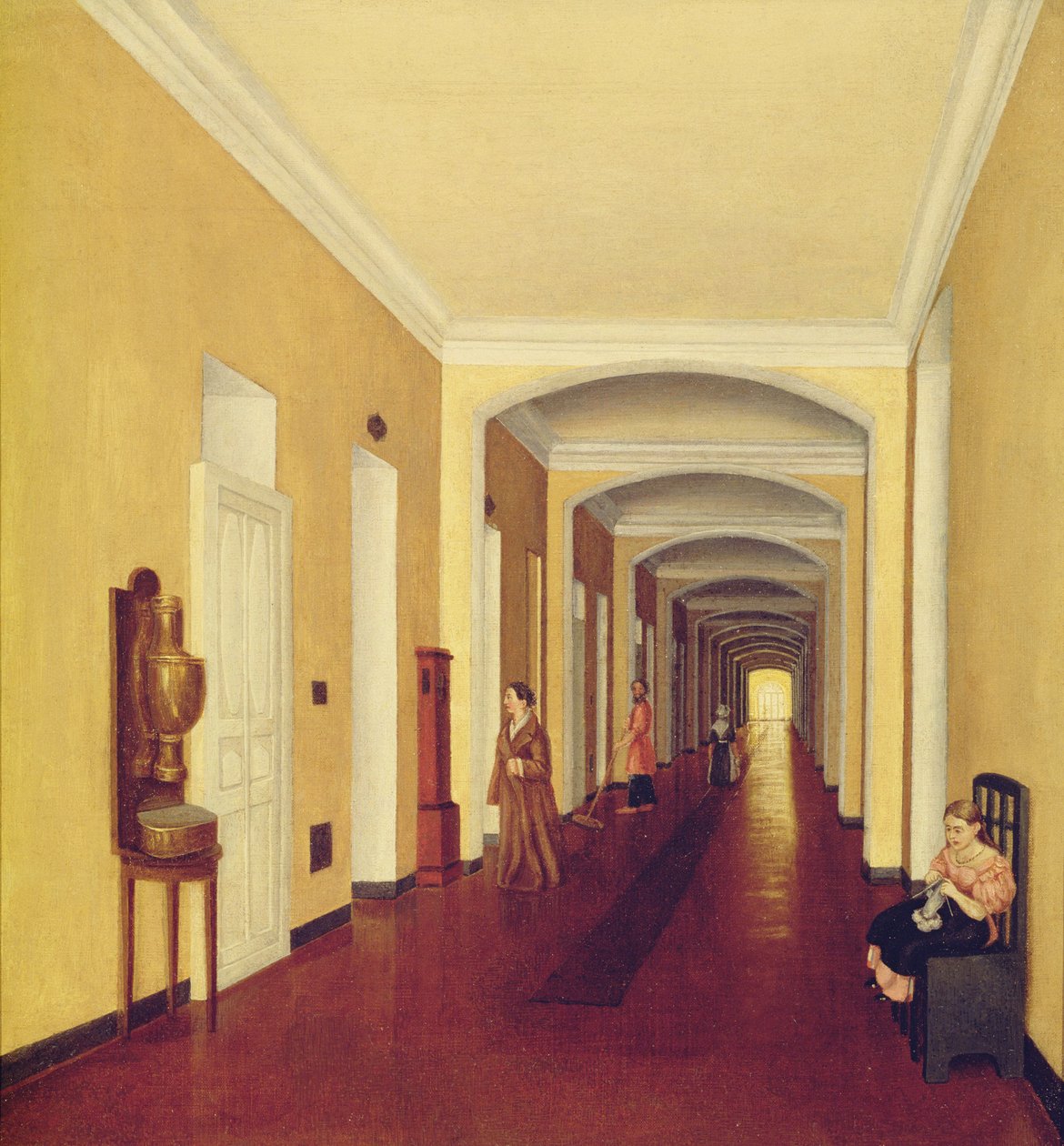 Sisustus Golitsynin sairaalassa, noin 1840 tekijältä Russian School
