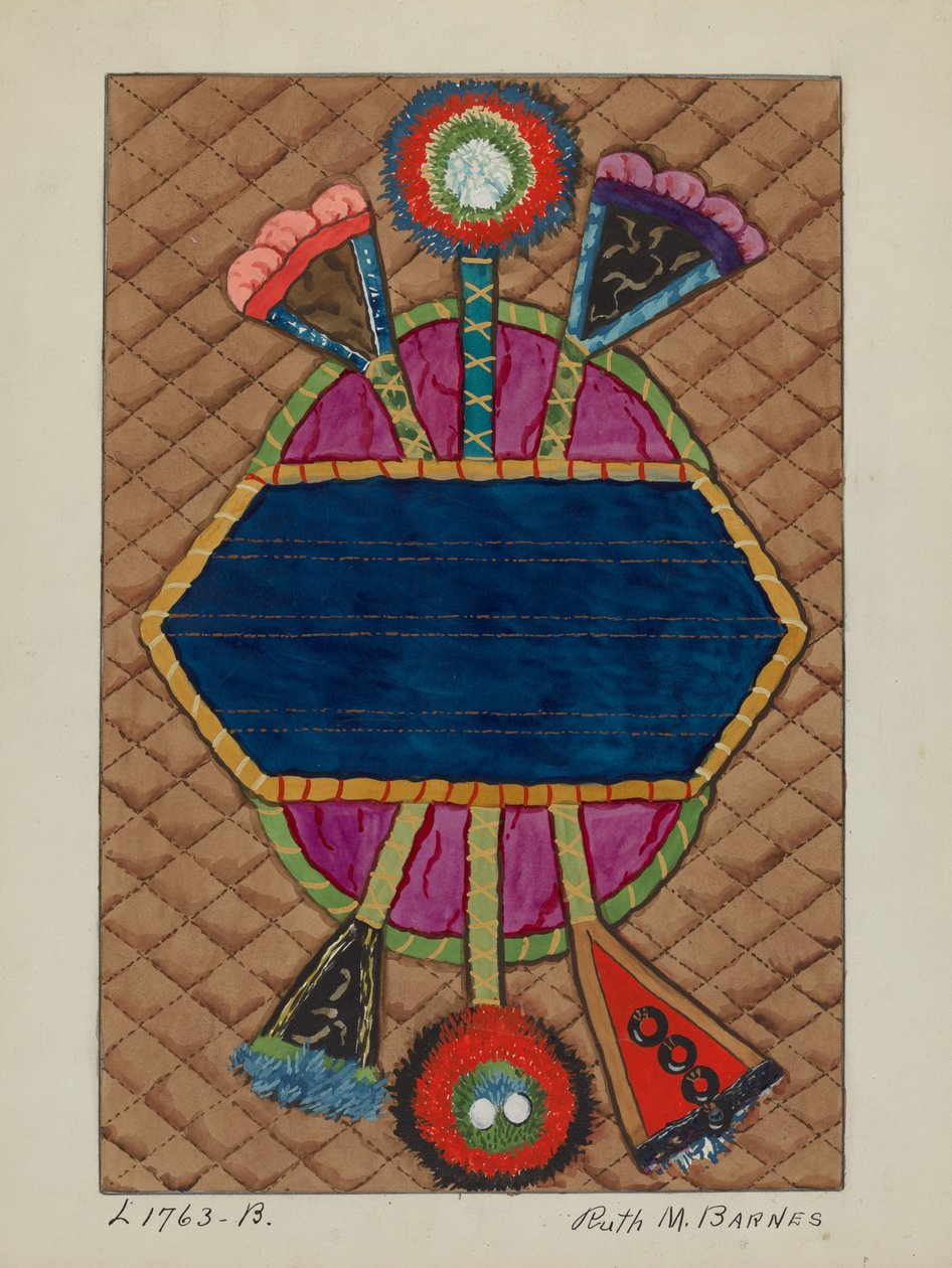 Päällinen Applique Quilt, c. 1936. tekijältä Ruth M Barnes