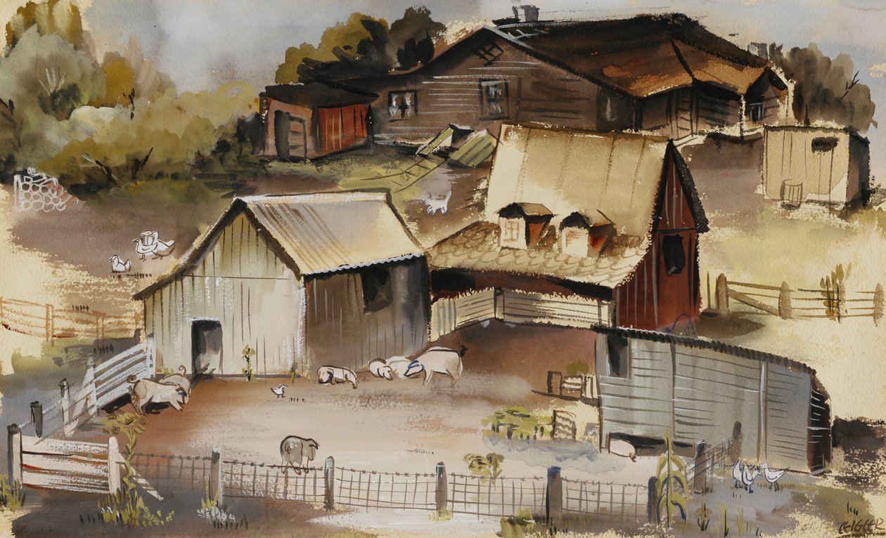 Iowa Farm, n.d. tekijältä Ruth Ziegler