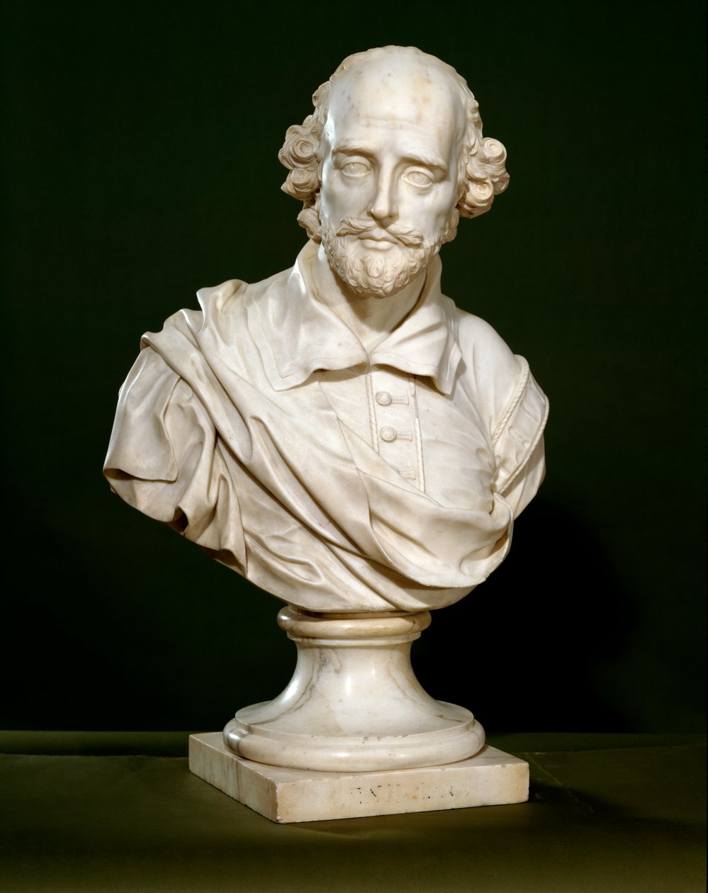 William Shakespearen rintakuva, 1760 tekijältä Rysbrack