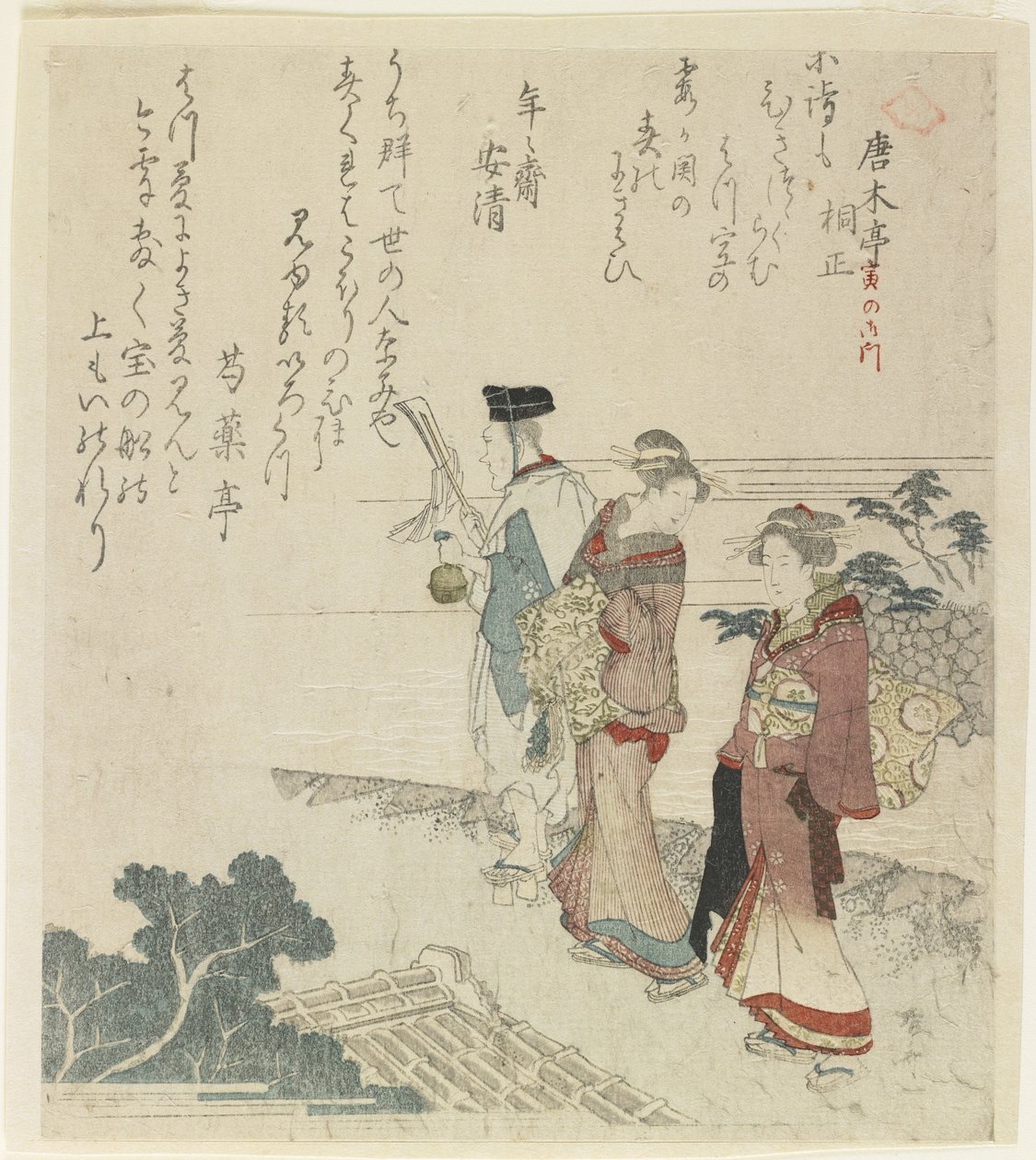 Tiikeriportti, 1818 tekijältä Ryuryukyo Shinsai