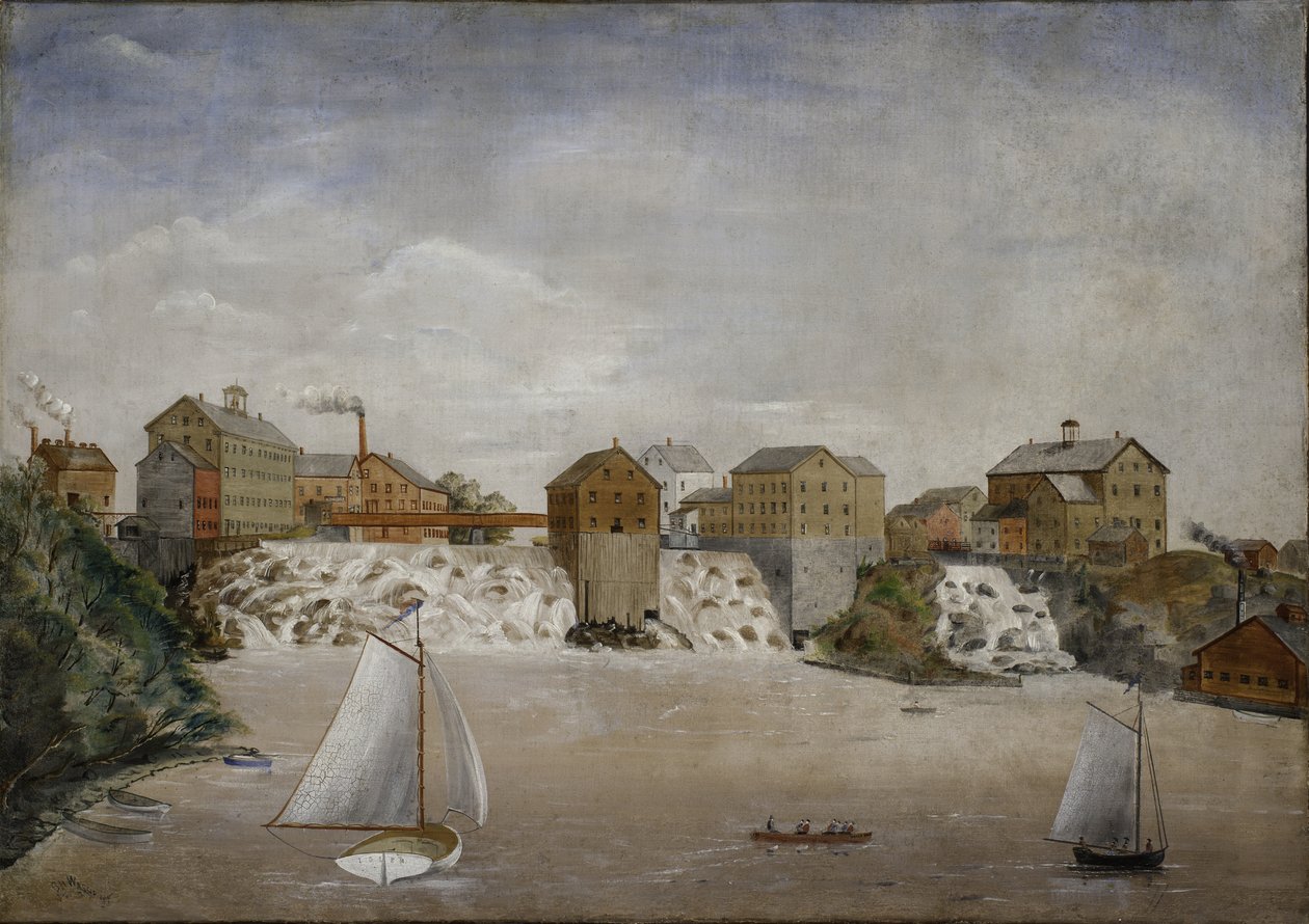 Vergennesin putoukset, n. 1875-1876 tekijältä S. H. Washburn