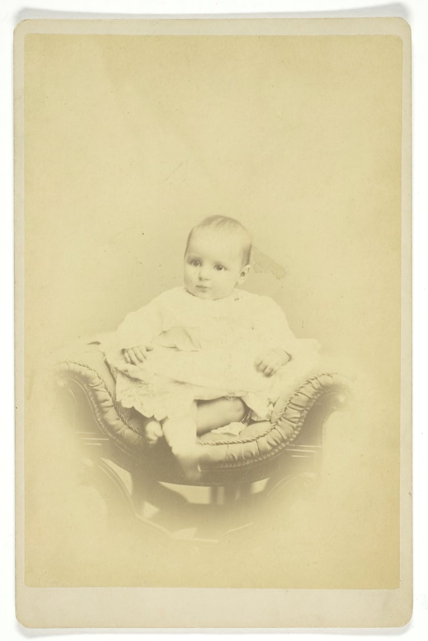 Nimetön istuvan lapsen muotokuva, 18501899. tekijältä S. A. Thomas