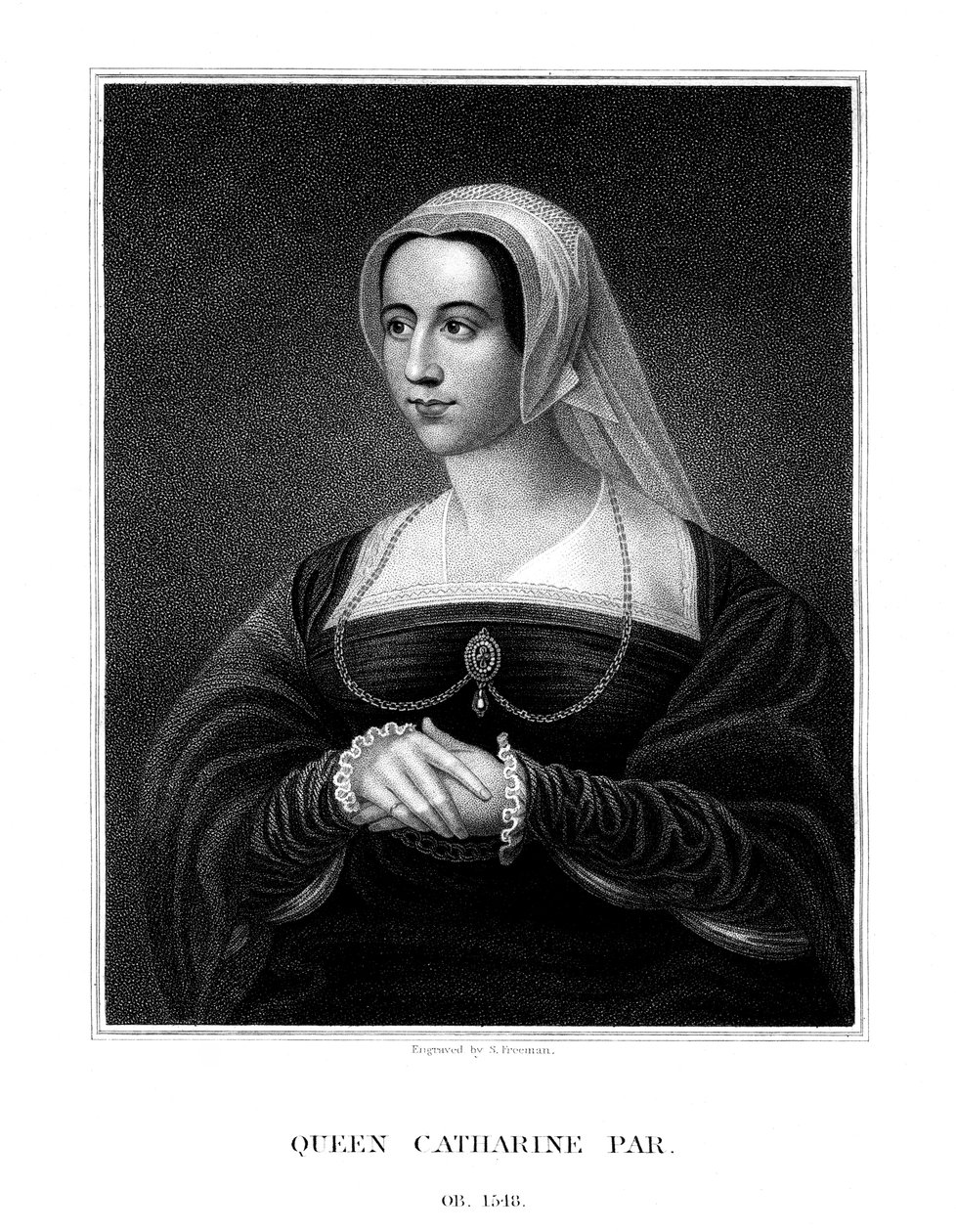 Catherine Parr, Henrik VIII:n kuningatar puoliso, 1823. tekijältä S. Freeman
