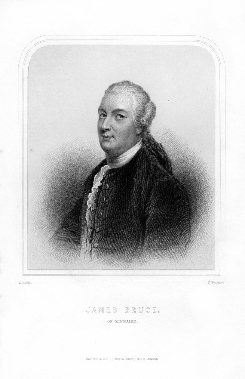 James Bruce, skotlantilainen matkailija ja matkakirjailija, 1870. tekijältä S. Freeman