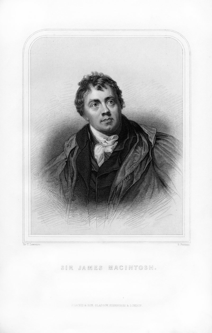 Sir James Mackintosh, skotlantilainen kirjailija ja filosofi, 1870. tekijältä S. Freeman