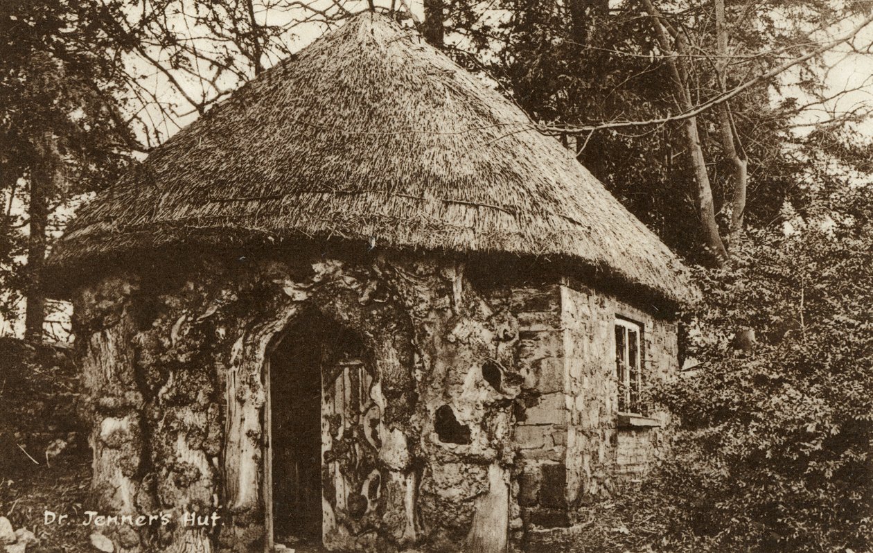 Edward Jennerin olkikattoinen kota, Berkeley, Gloucestershire, 1900-luku. tekijältä S Pead