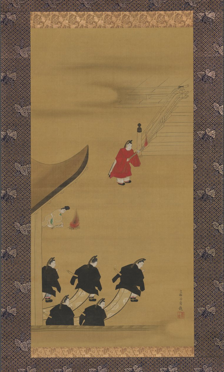 Kahdentoista kuukauden toimintaa Tsukinami-e, 1790-luvun loppu. tekijältä Sakai Hoitsu