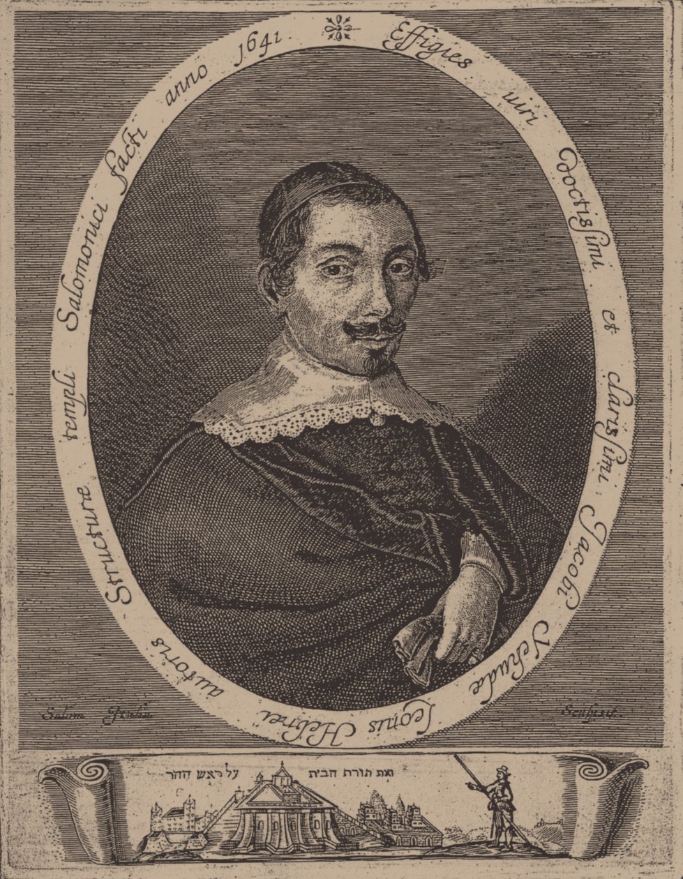 Retrat de Jacob Judah Leon 1602-1675 finès tekijältä Salom Italia