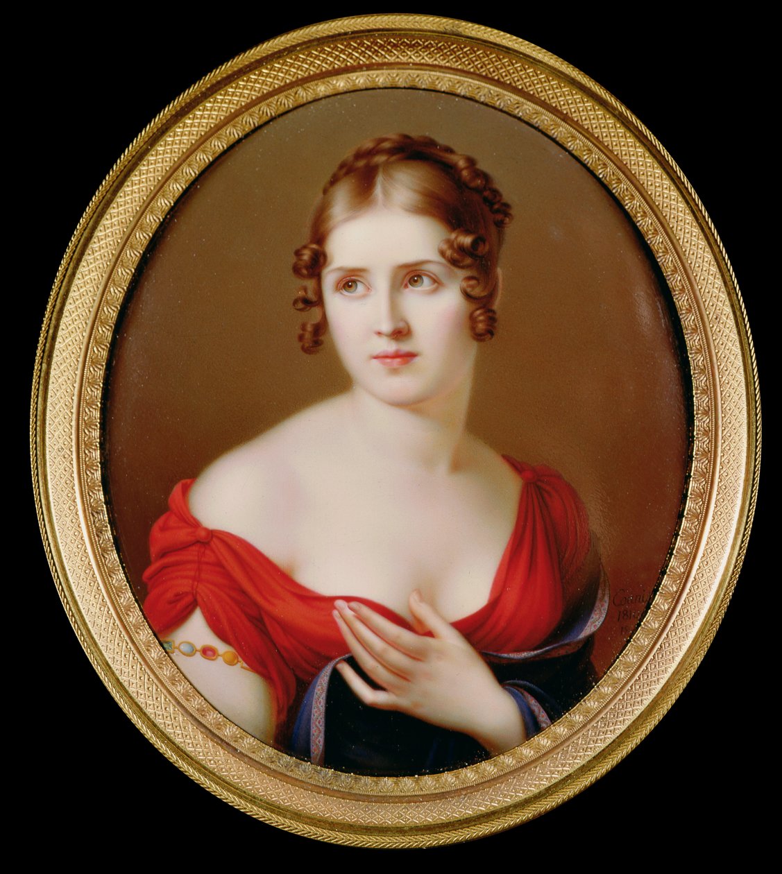 "Kaunis kreikkalainen", Marie Pauline Bonaparte, Prinsessa Borghese tekijältä Salomon Guillaume Counis