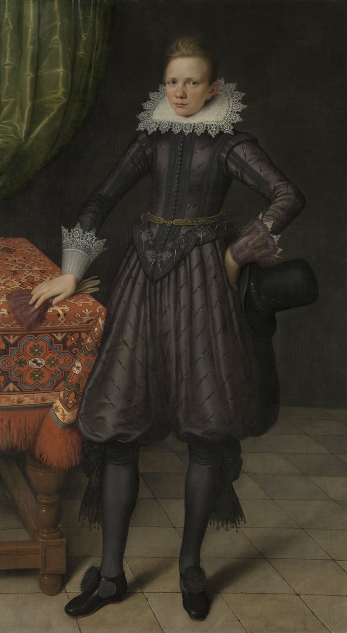Nuoren miehen muotokuva, luultavasti Peter Courten (1599–1624) tekijältä Salomon Mesdach