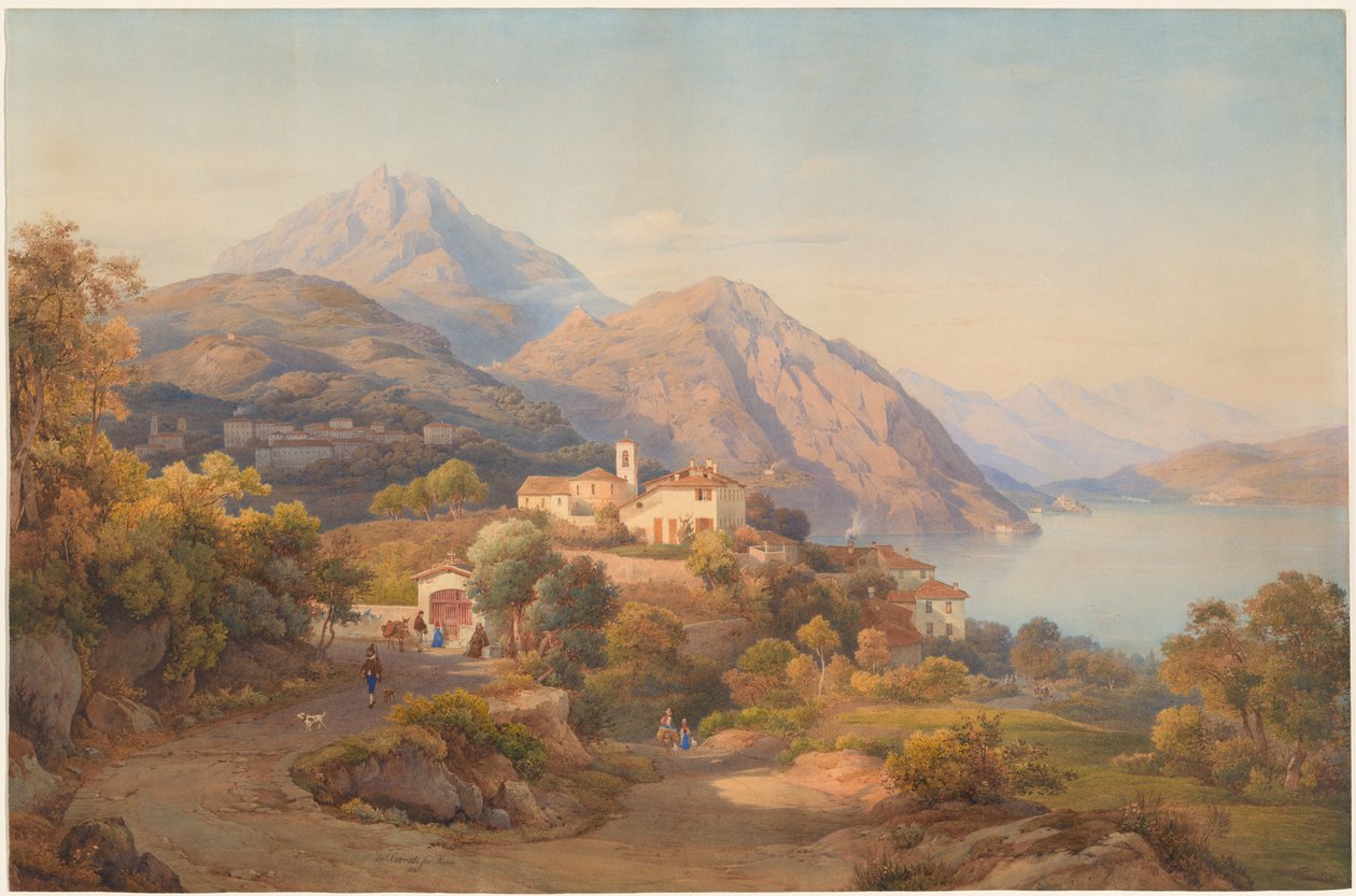 Kesäilta Lago Maggioressa tekijältä Salomon Corrodi