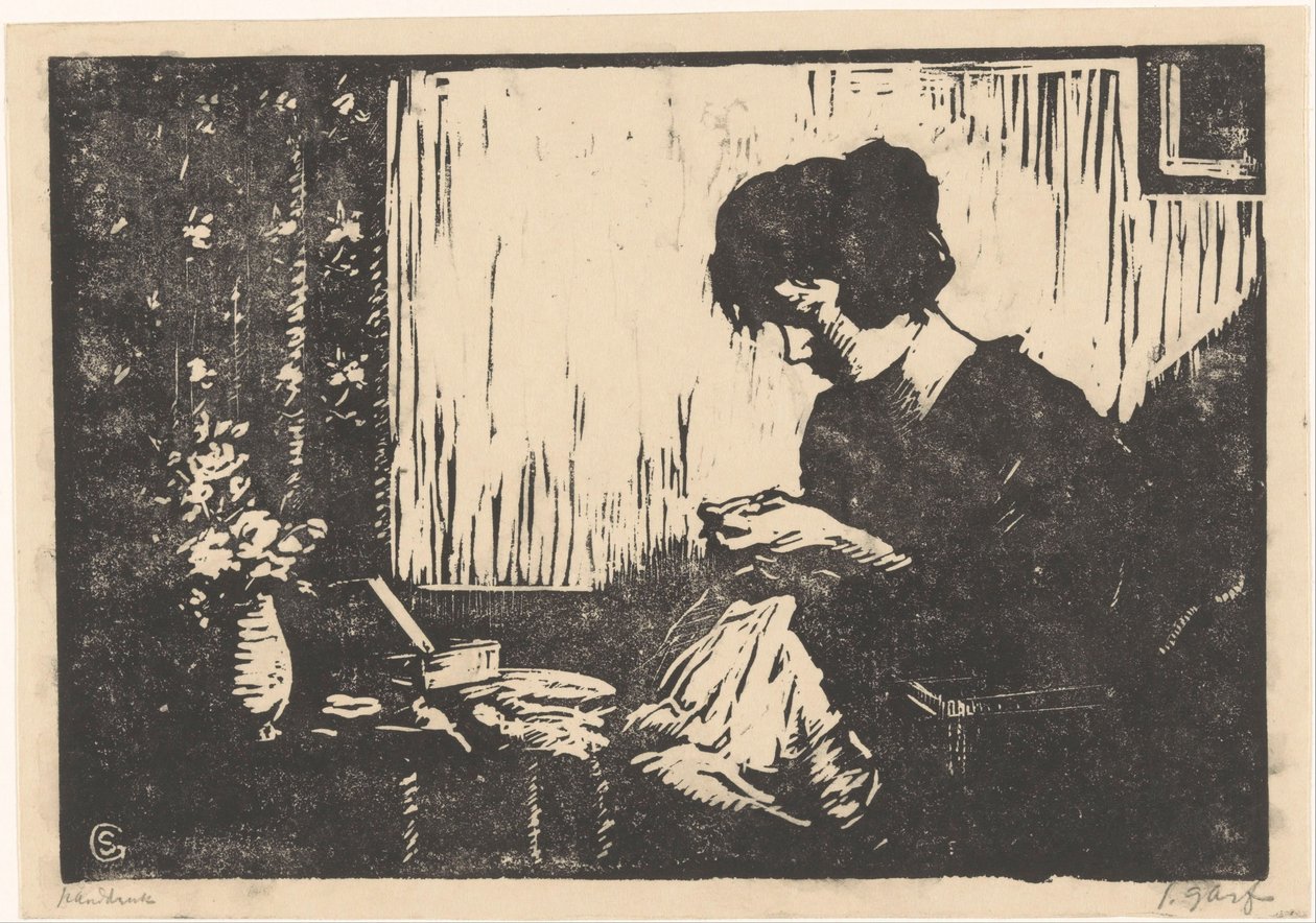 Acabat cosir dona tekijältä Salomon Garf (signed by artist)