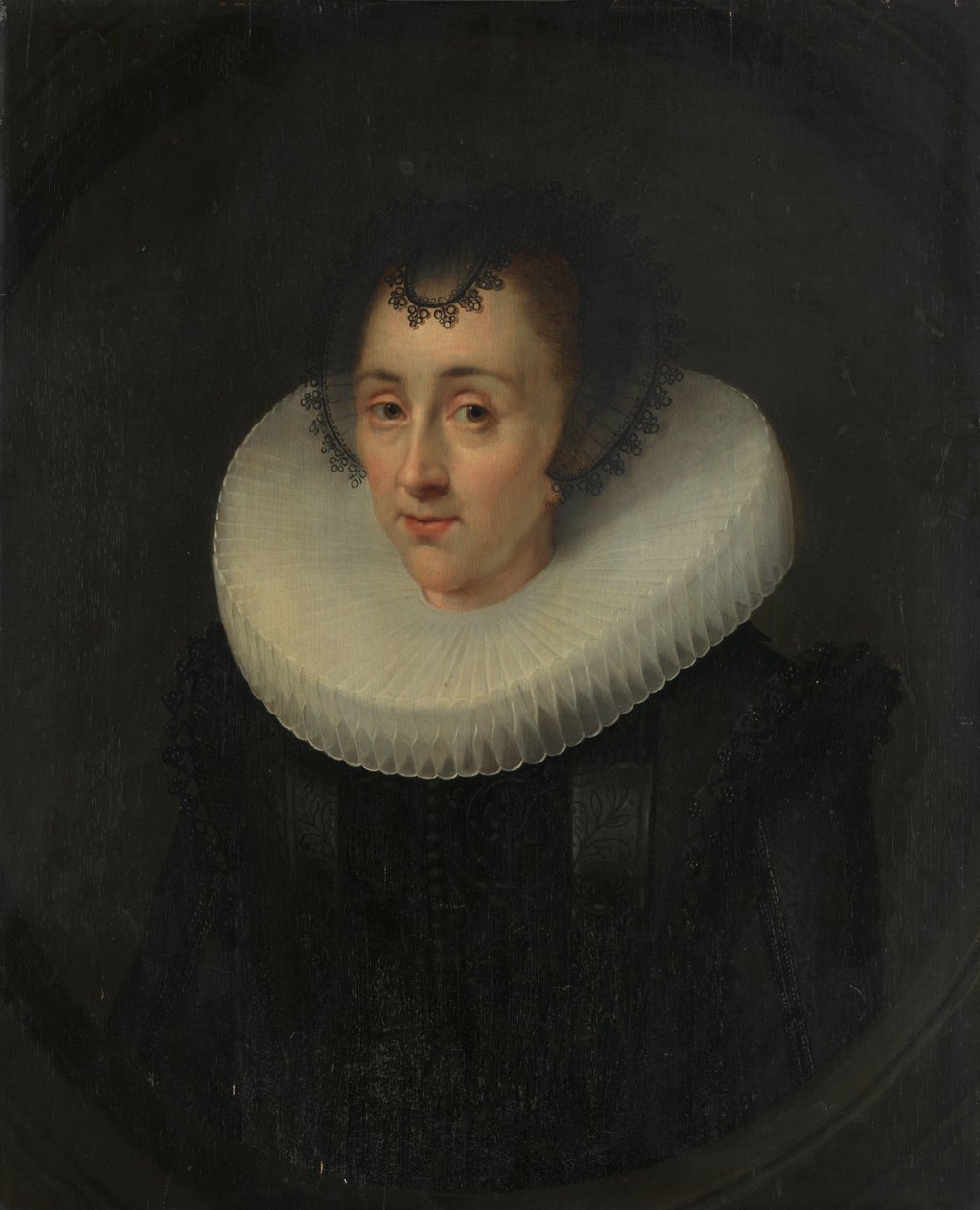 Hortensia del Pradon muotokuva (?-1627) tekijältä Salomon Mesdach (attributed to)