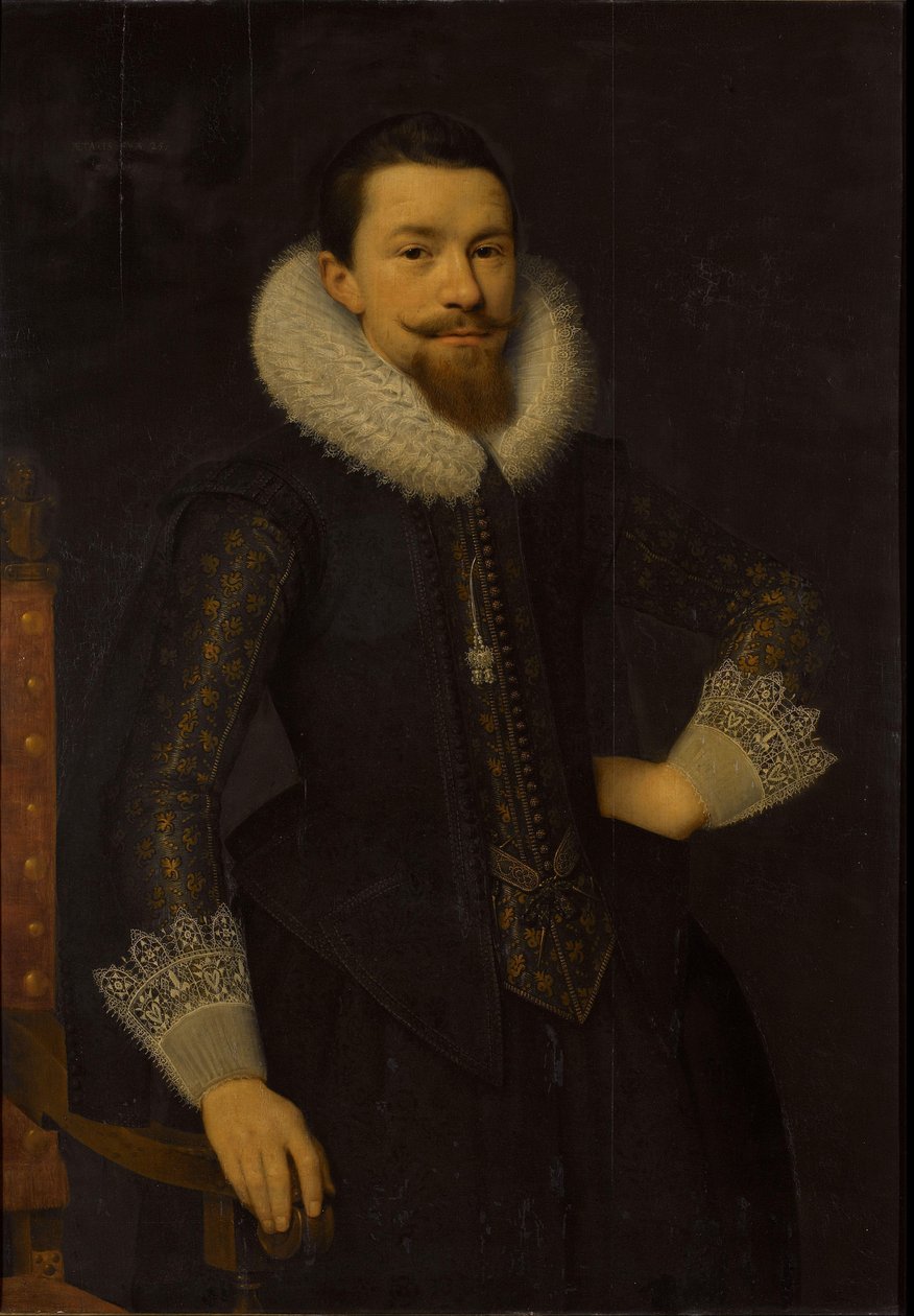Pieter Boudaen Courtenin (1594-1668) muotokuva tekijältä Salomon Mesdach (attributed to)