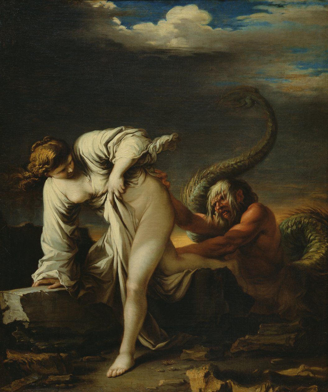 Glaucus ja Scylla tekijältä Salvator Rosa