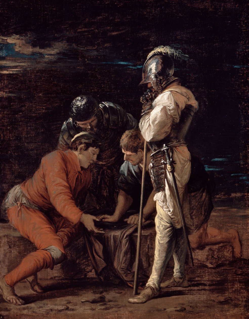 Sotilaat uhkapeli tekijältä Salvator Rosa