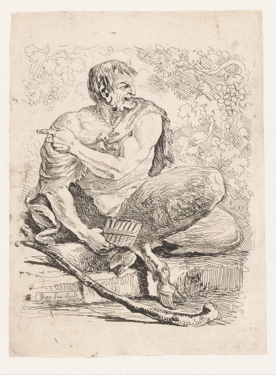 Panoroida tekijältä Salvator Rosa (rejected attribution)