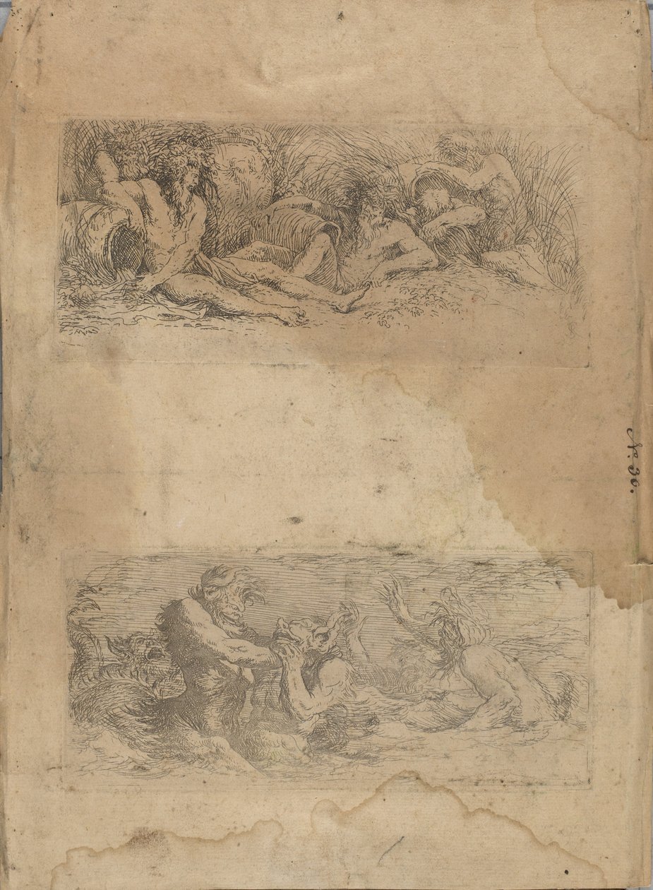 (Figuurisarja) River Gods tekijältä Salvator Rosa