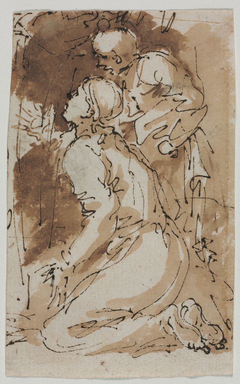 Figuuritutkimukset (rekto) tekijältä Salvator Rosa