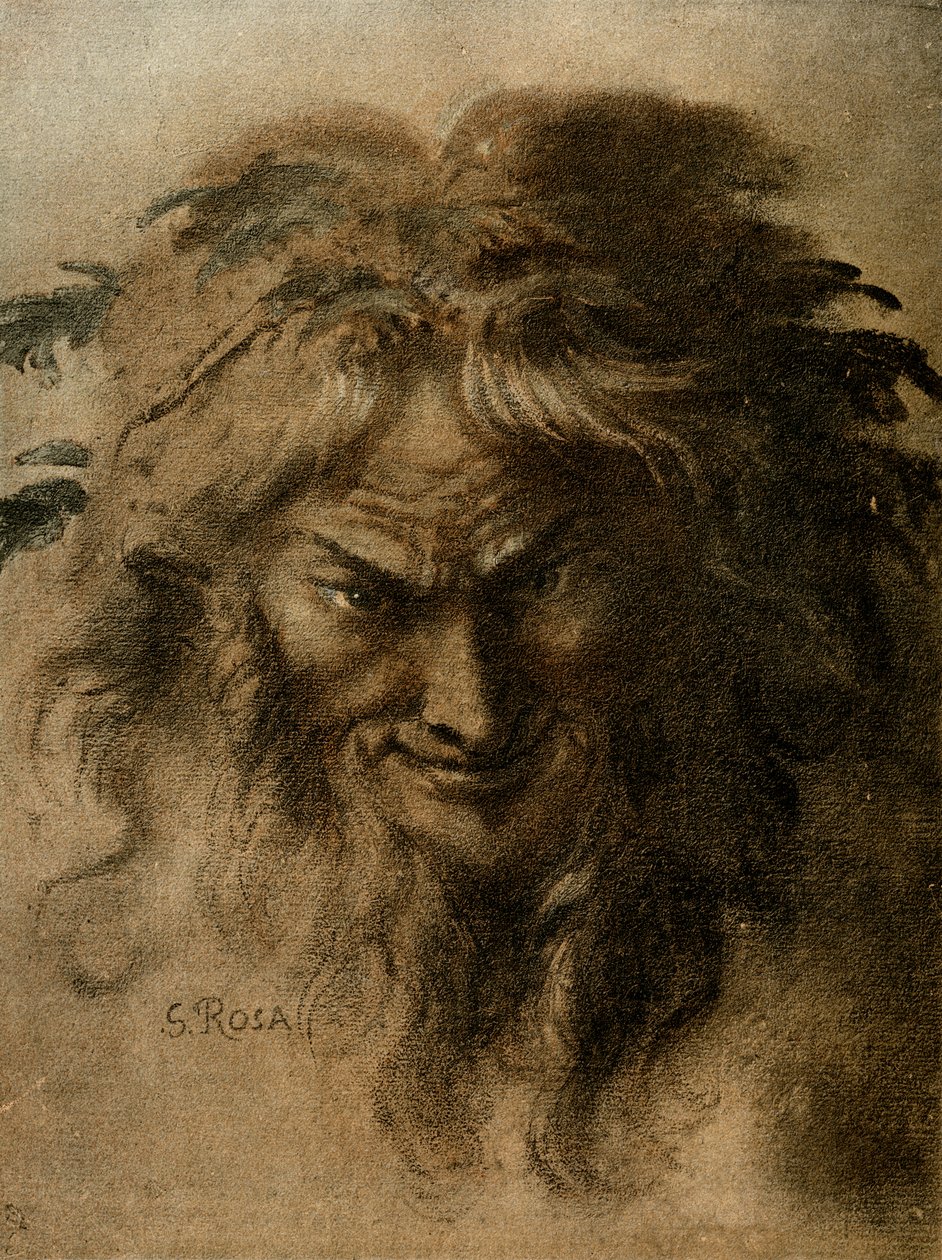 Faunin pää tekijältä Salvator Rosa