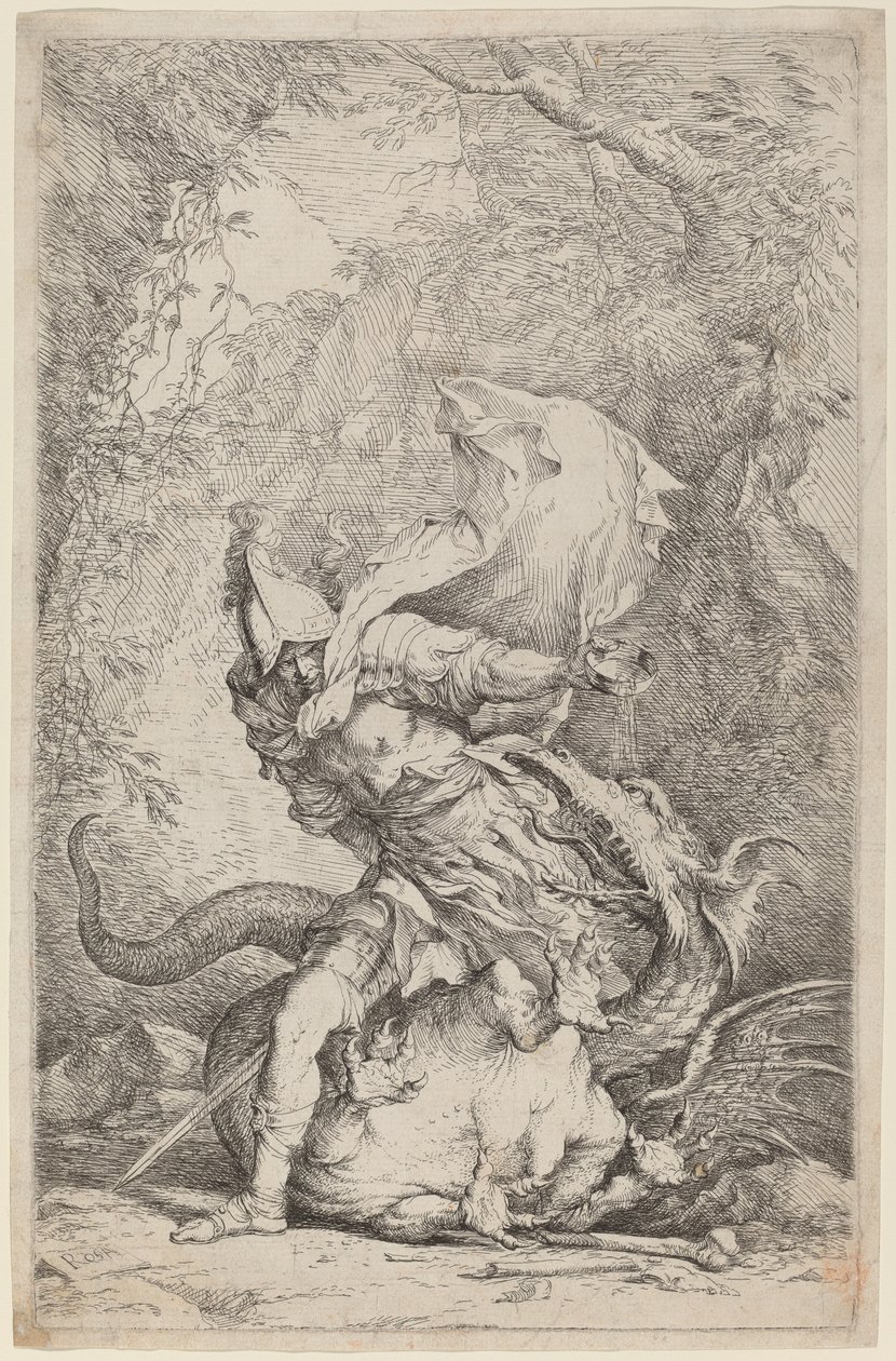 Jason ja lohikäärme tekijältä Salvator Rosa