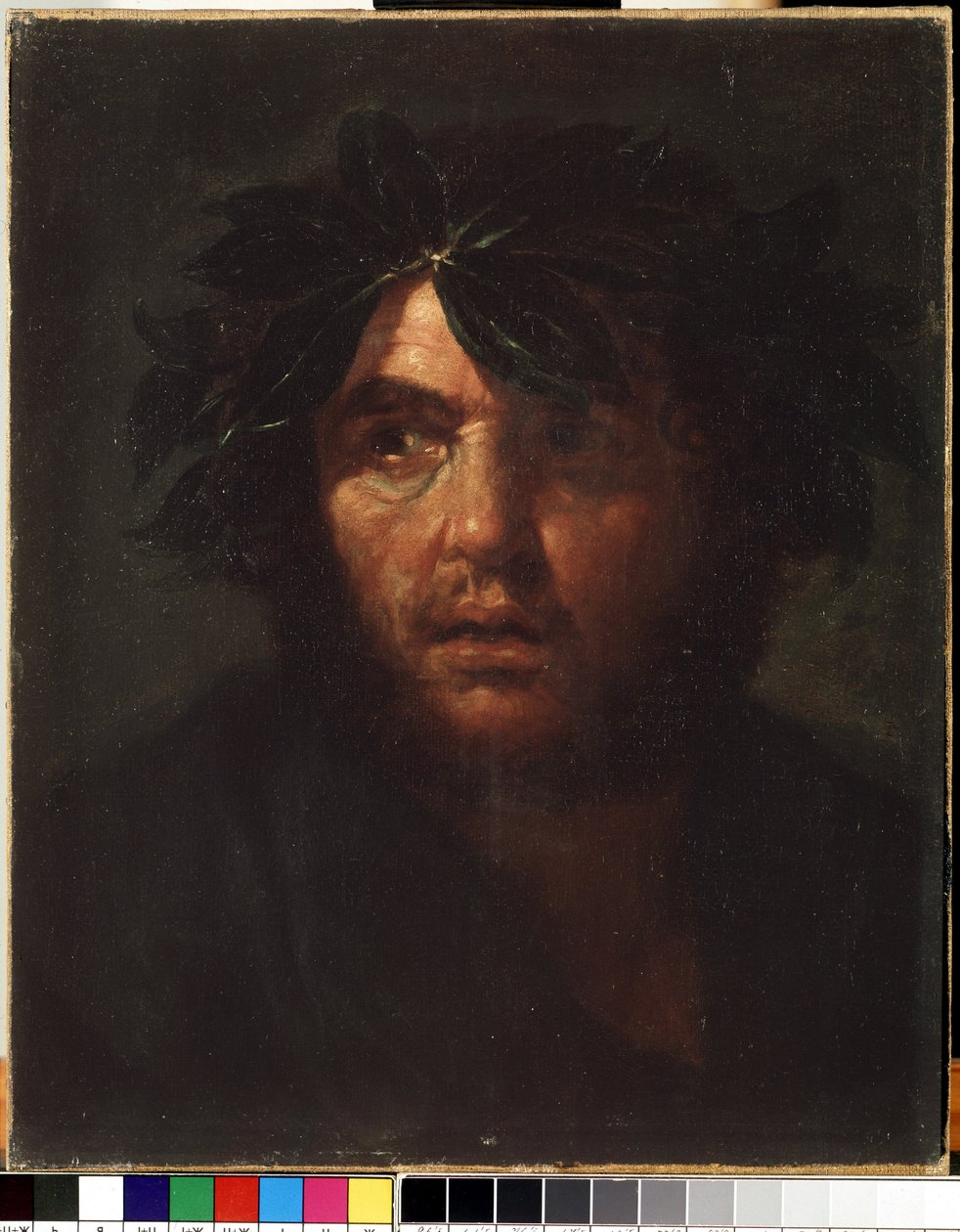 ""Laakeriseppeleen miehen muotokuva"" Salvator (Salvatore) Rosan (1615-1673) maalaus Valtion M. Ciurlionisin taidemuseo, Kaunas tekijältä Salvator Rosa