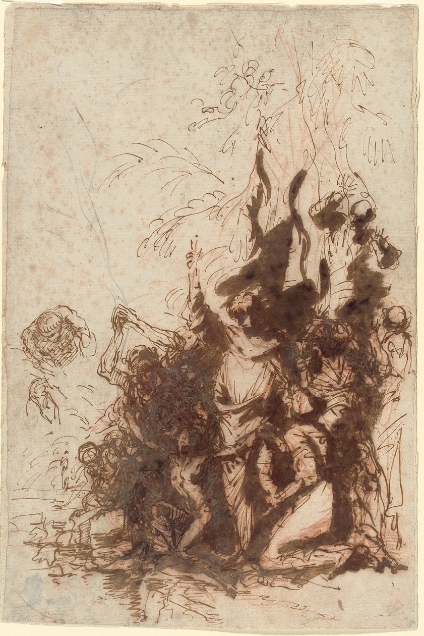 Lasaruksen ylösnousemus tekijältä Salvator Rosa