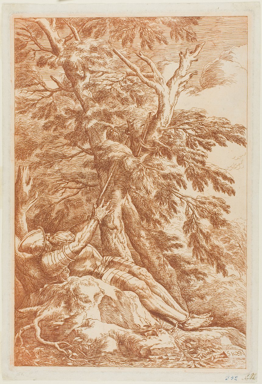 St. William of Maleval tekijältä Salvator Rosa