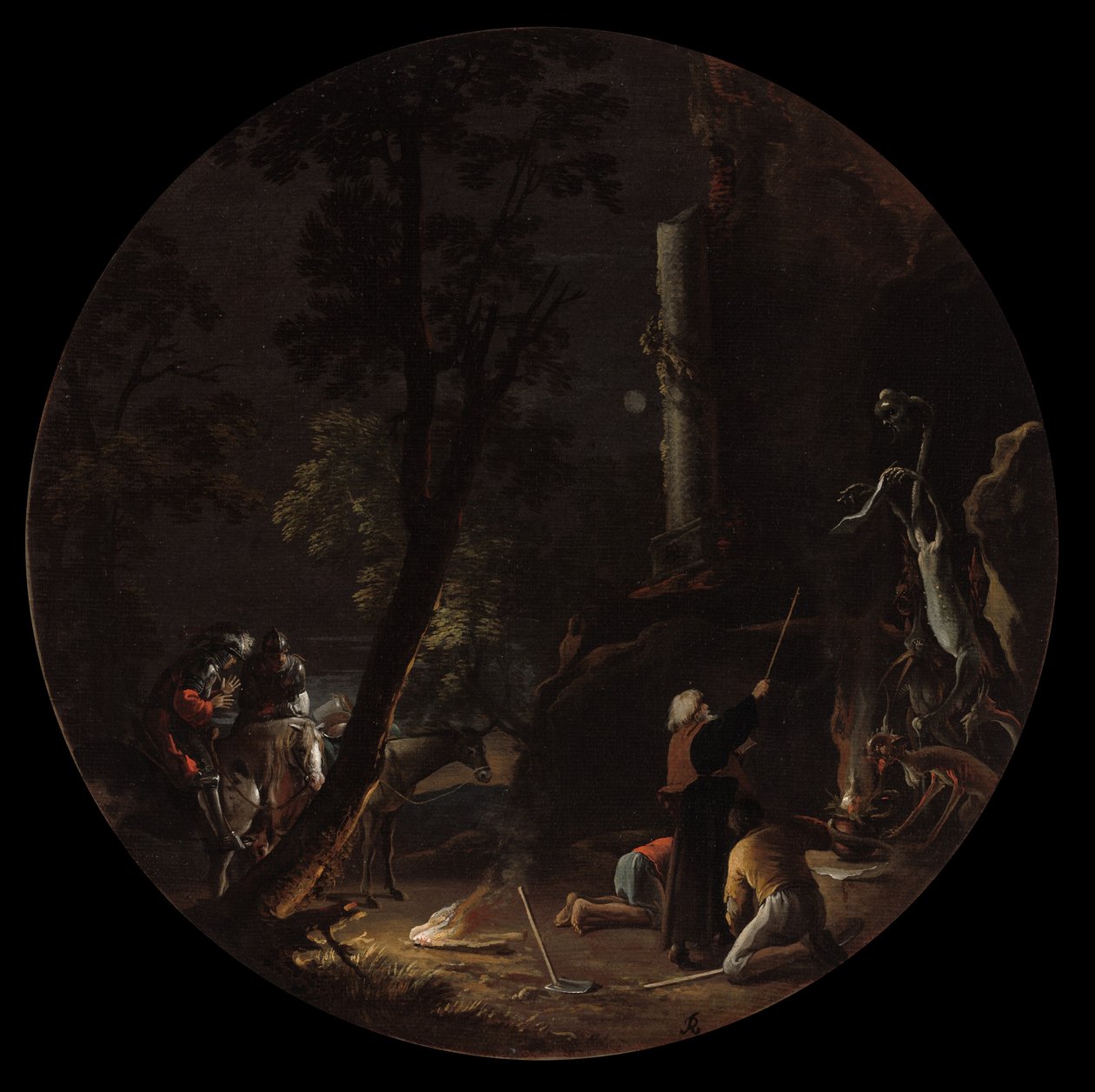 Noituuden kohtauksia: Night tekijältä Salvator Rosa