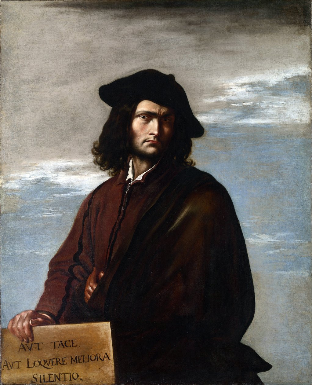 Omakuva, n. 1645 (öljy kankaalle) tekijältä Salvator Rosa
