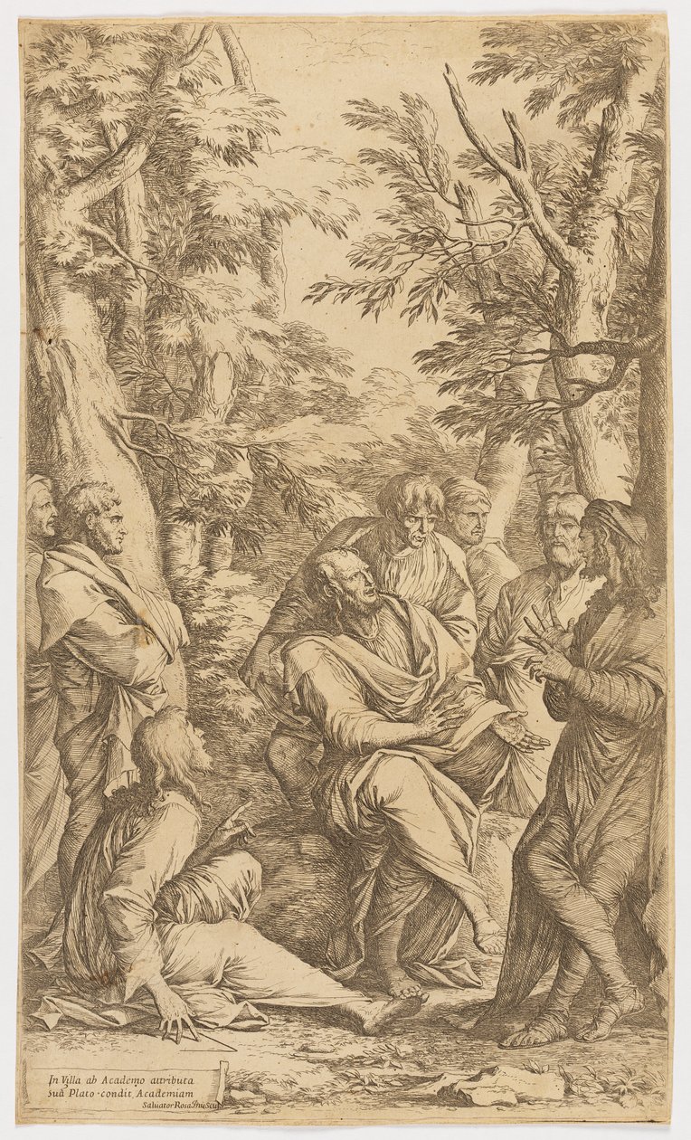 Platonin akatemia tekijältä Salvator Rosa