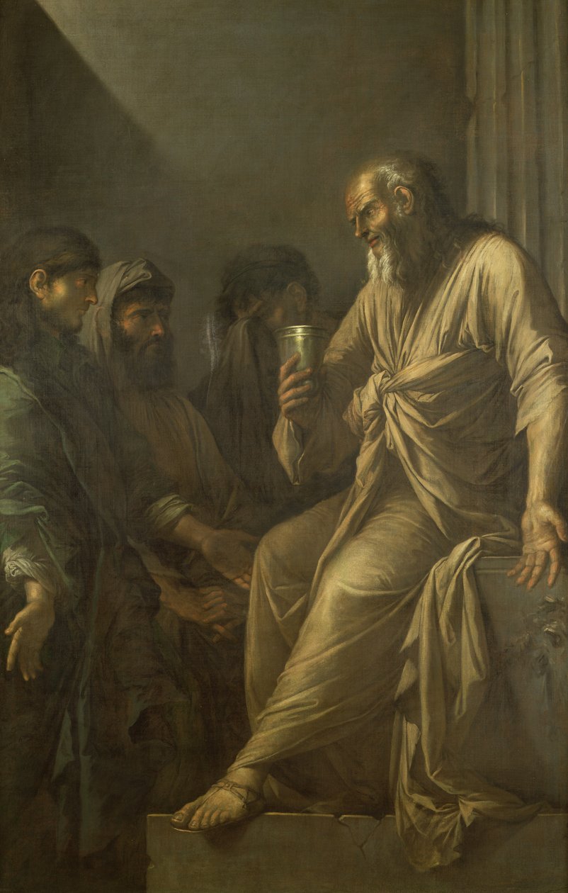 Sokrateen kuolema tekijältä Salvator Rosa