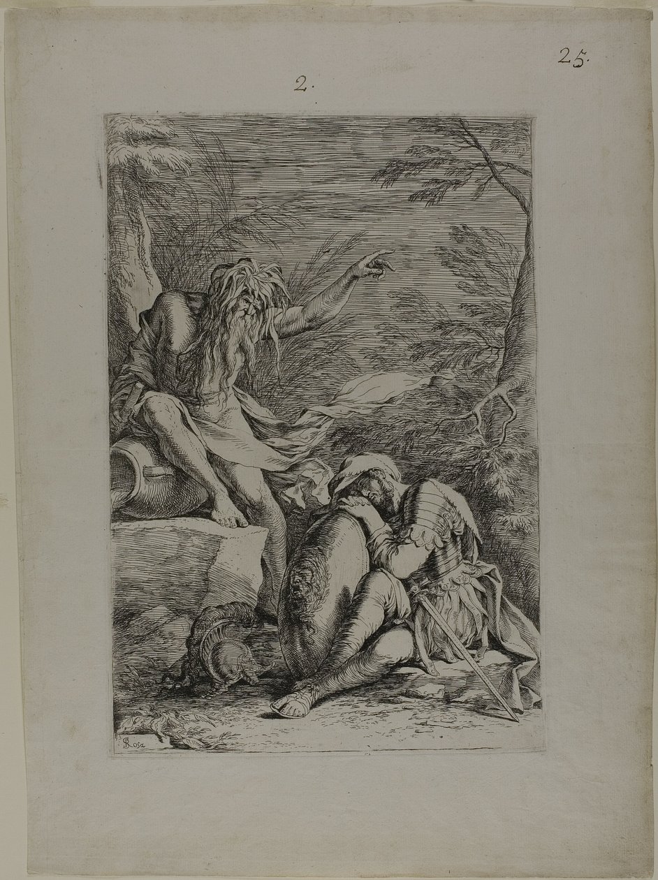 Aeneaksen unelma tekijältä Salvator Rosa