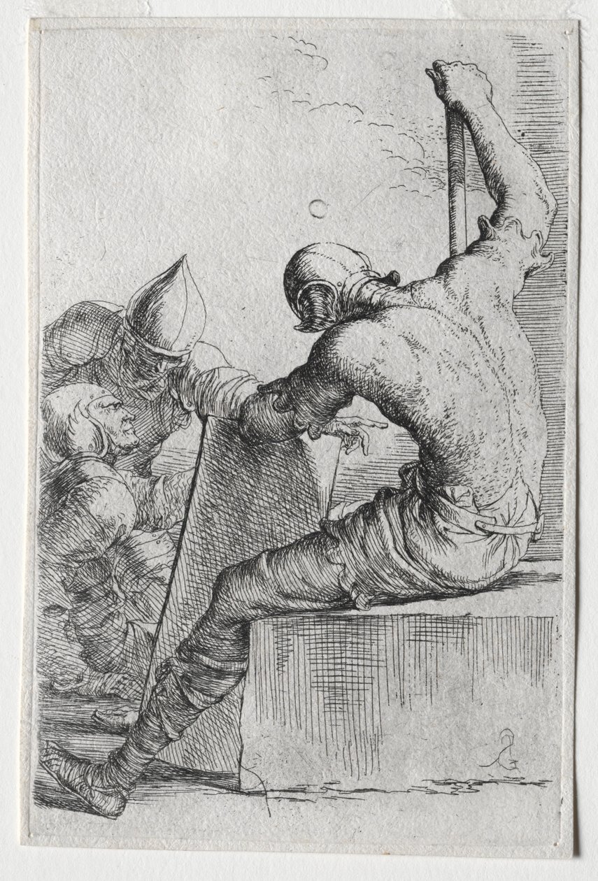 The Figurine -sarja: Figurine, 1656-57. tekijältä Salvator Rosa