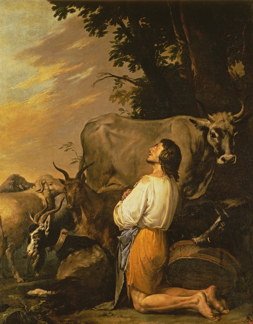 Tuhlaajapoika, 1650-luku tekijältä Salvator Rosa
