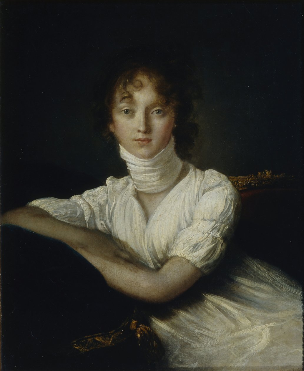 Kreivitär Varvara Petrovna Shcherbatovan muotokuva, os. Obolenskaja 1774-1843 tekijältä Salvatore Tonci
