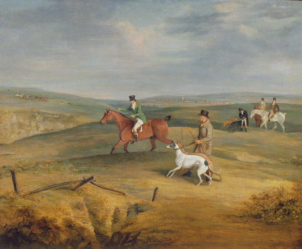 Kurssi: jäniksen etsiminen (katso myös 444841, 444843) tekijältä Samuel Henry Alken