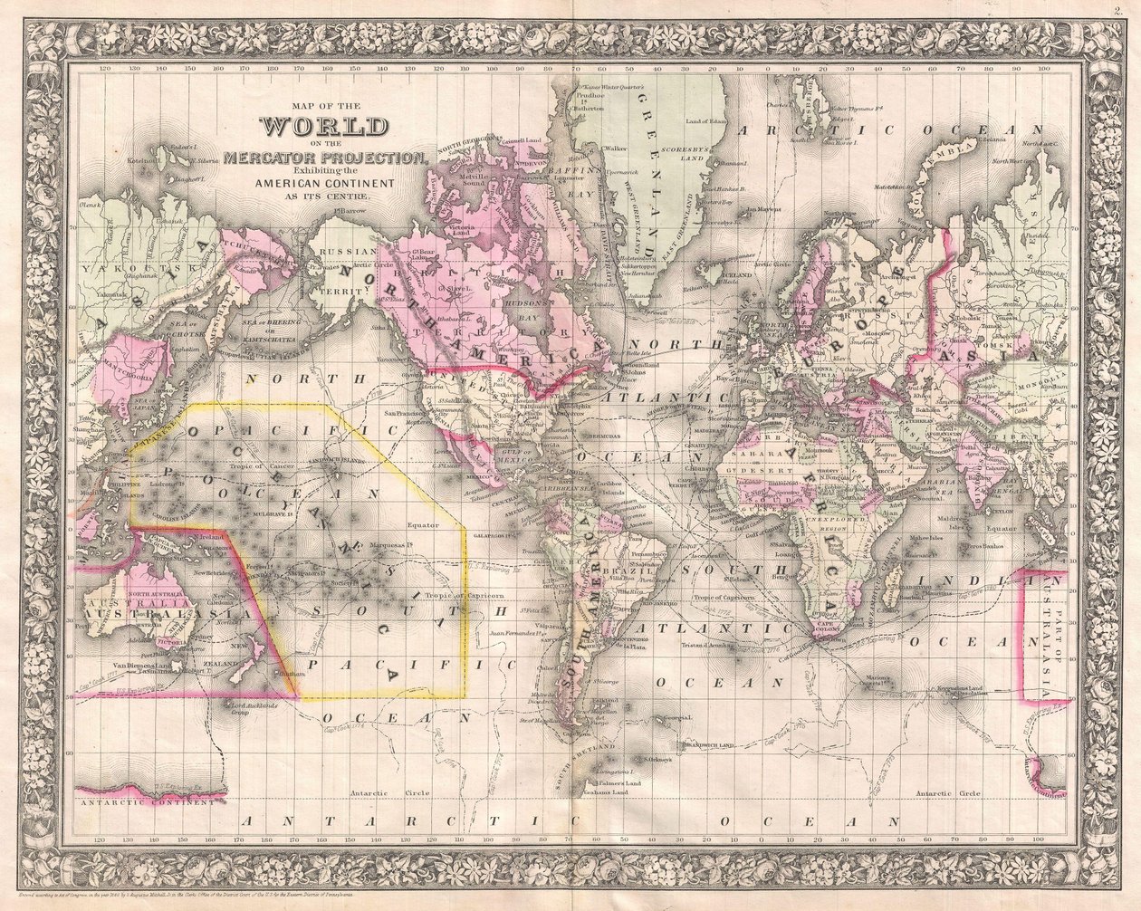 Geographicus tekijältä Samuel Augustus Mitchell