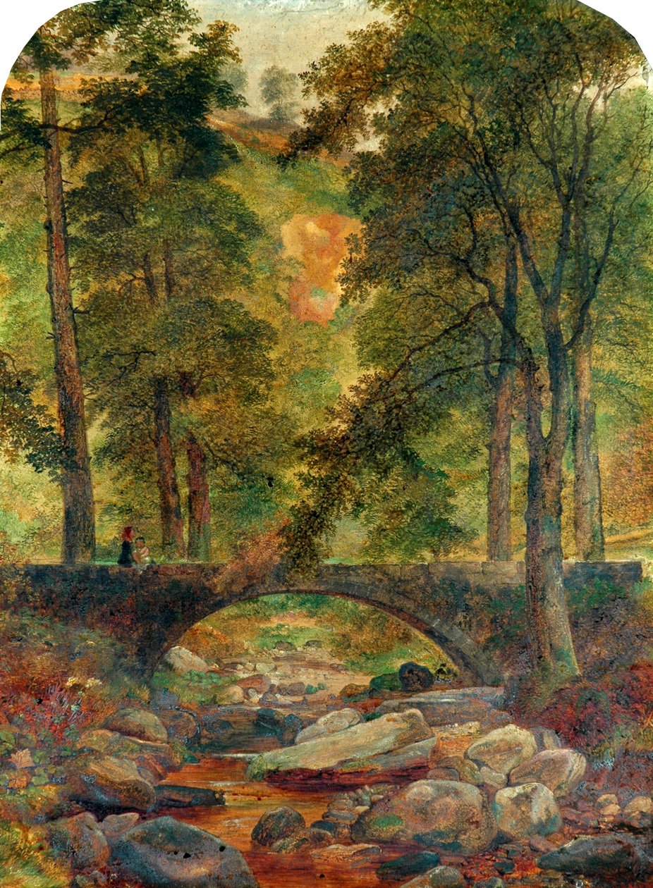 Hardcastle Crags, 1850 tekijältä Samuel Baldwin