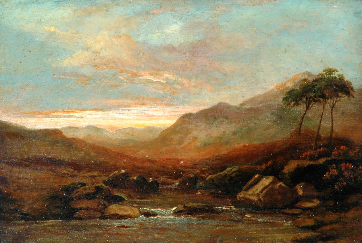 Maisema, 1822 tekijältä Samuel Bough