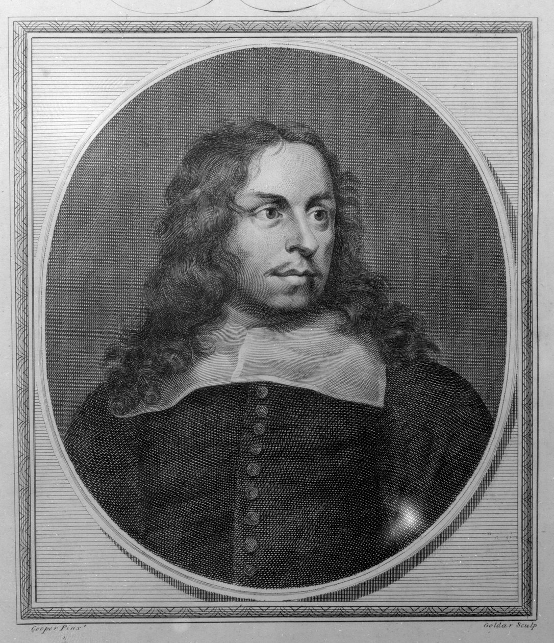 John Thurloe, kaiverrus John Goldar, 1784 tekijältä Samuel Cooper