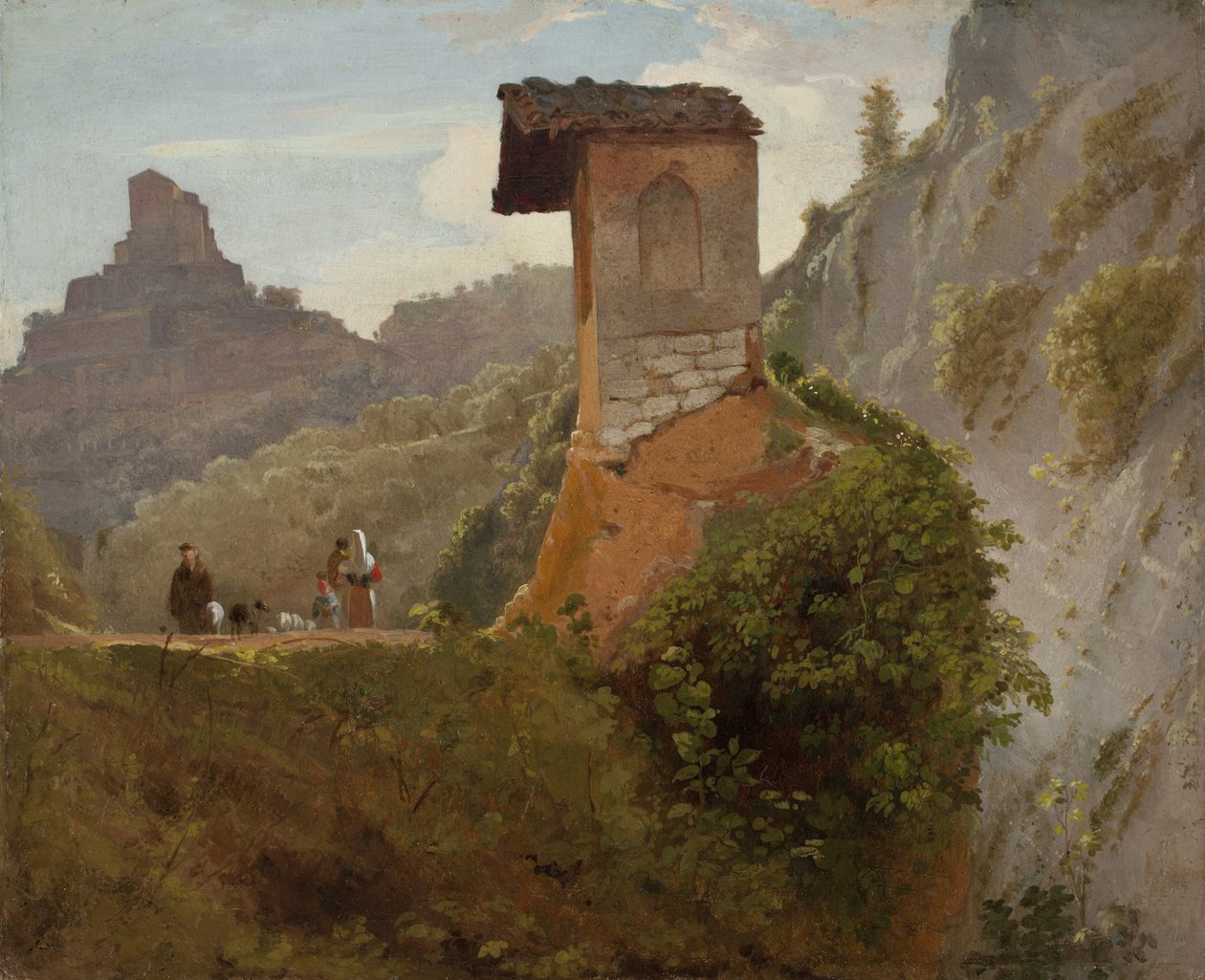 Luonnos Subiacon Neitsytkappelille, 1830 (katso myös 250047) tekijältä Samuel Finley Breese Morse