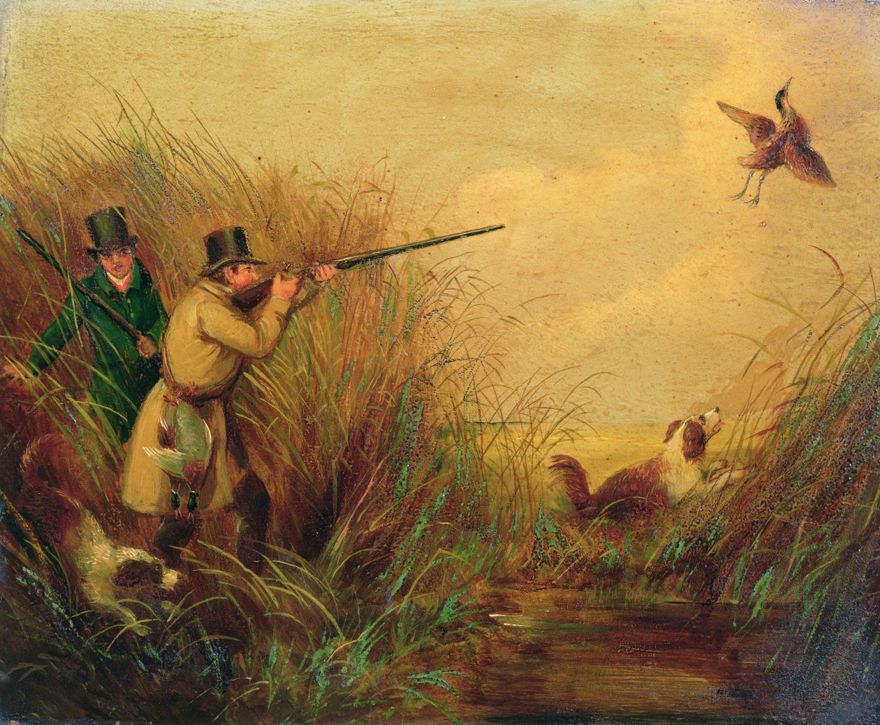 Ankka Ammunta Ruokojen keskellä tekijältä Samuel John Egbert Jones