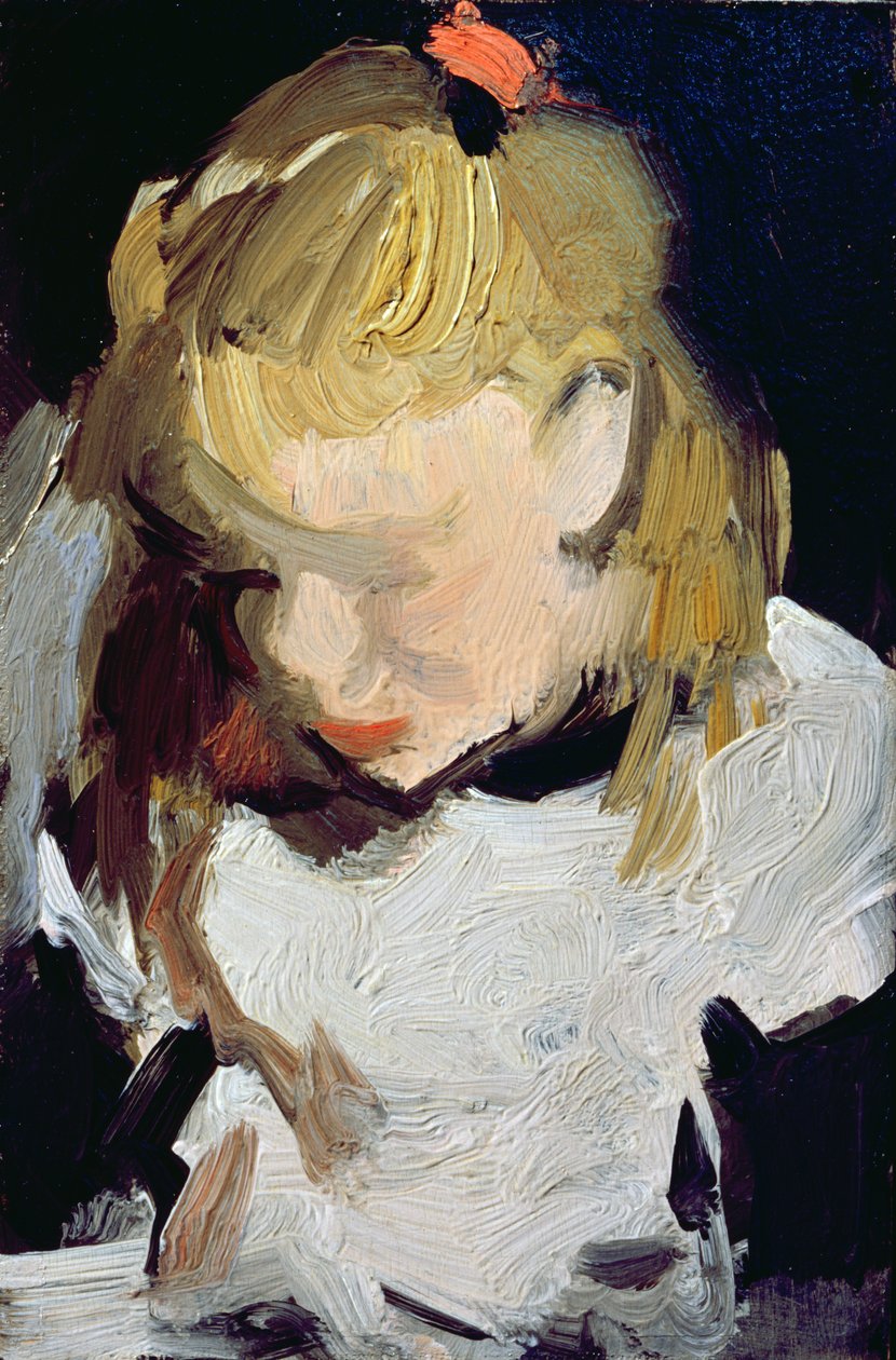 Tutkimus nuoresta tytöstä, n. 1903-04 tekijältä Samuel John Peploe